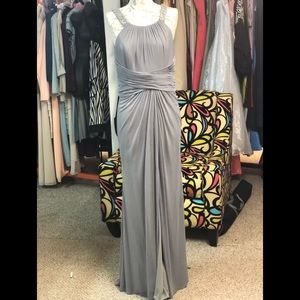 Classic gray formal dress size:12